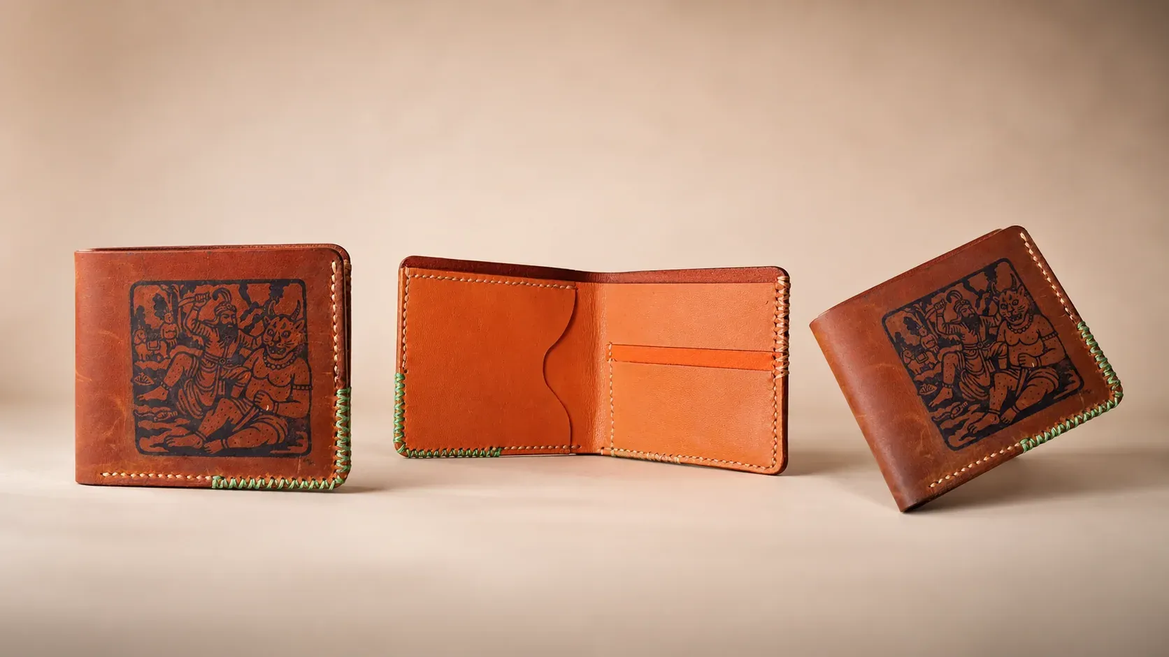 Rostam Wallet handcrafted leather piece
