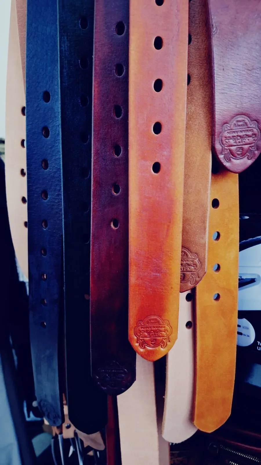Simorgh Belt handcrafted leather piece