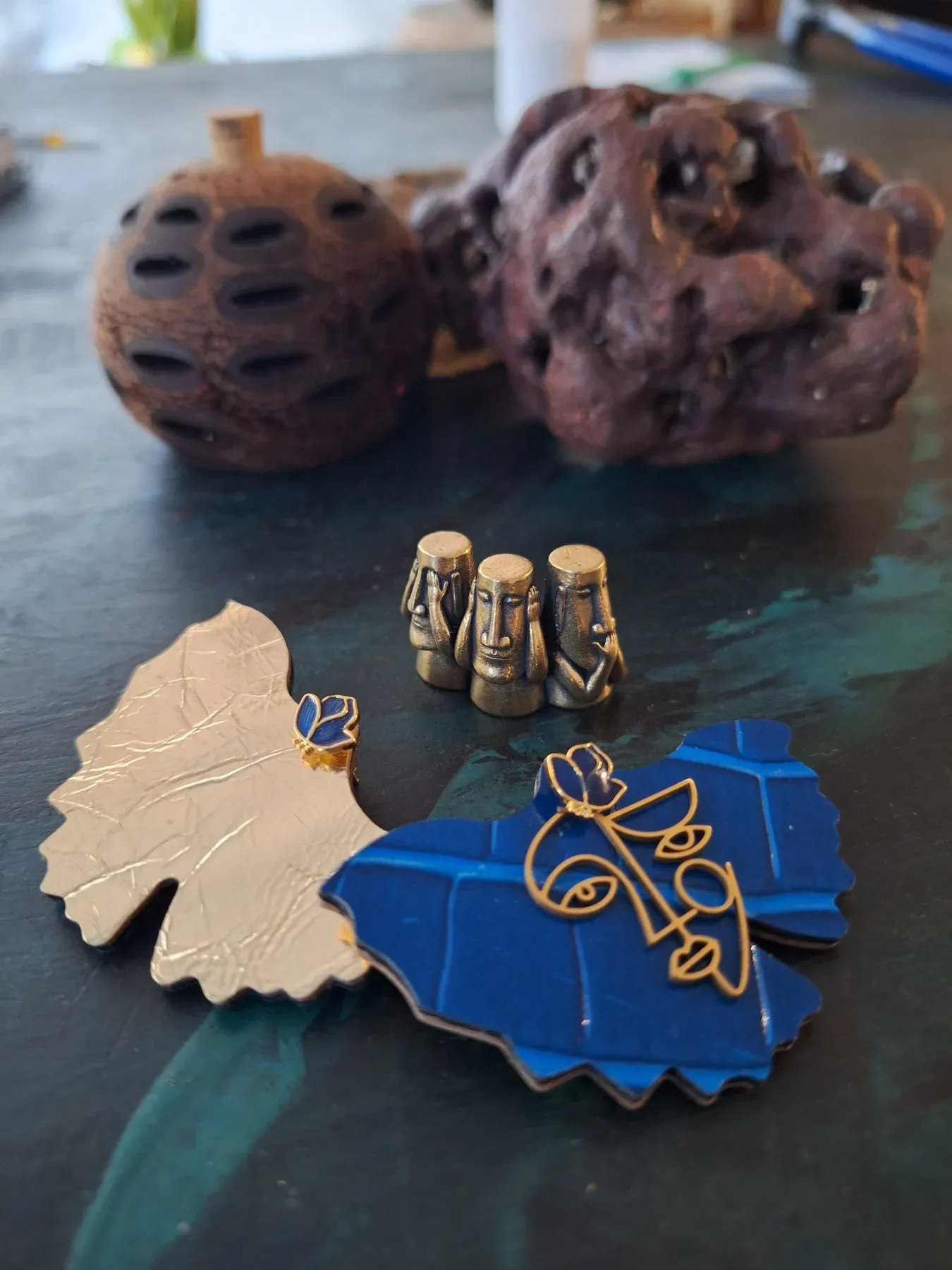 Wings of Homa Earrings detail view 4